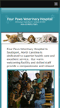 Mobile Screenshot of fourpawspetvet.com